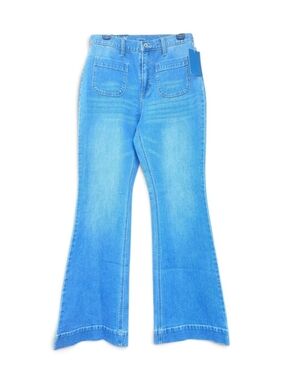 Biltmore Jodi High-Rise Flare Jeans Patch Pocket Bell Bottom Women’s Size 6